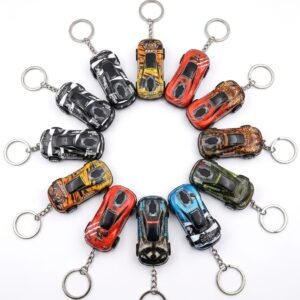 Pack of 12 animal themed Car Keychain