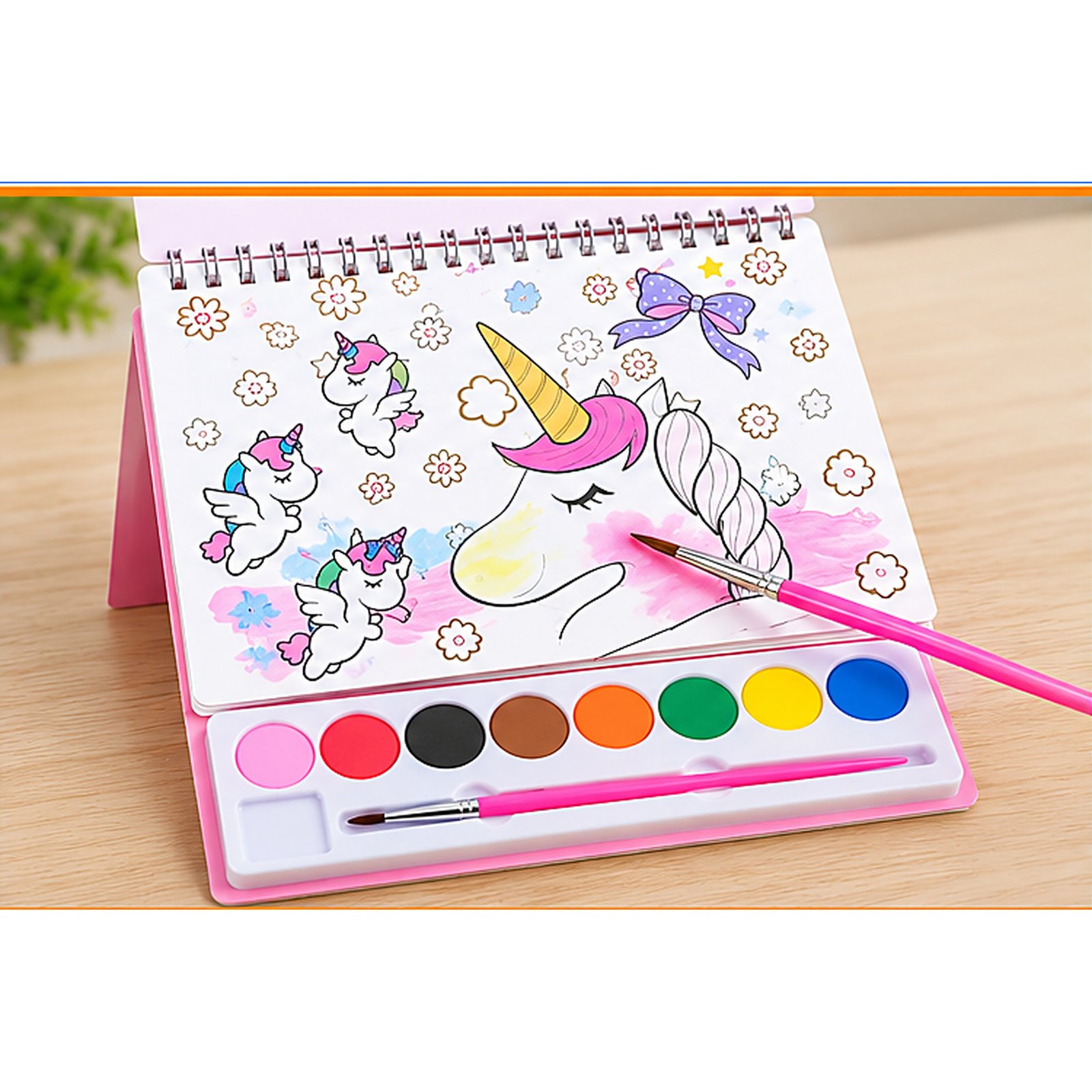 Unicorn Coloring Kit (24 Sheets)