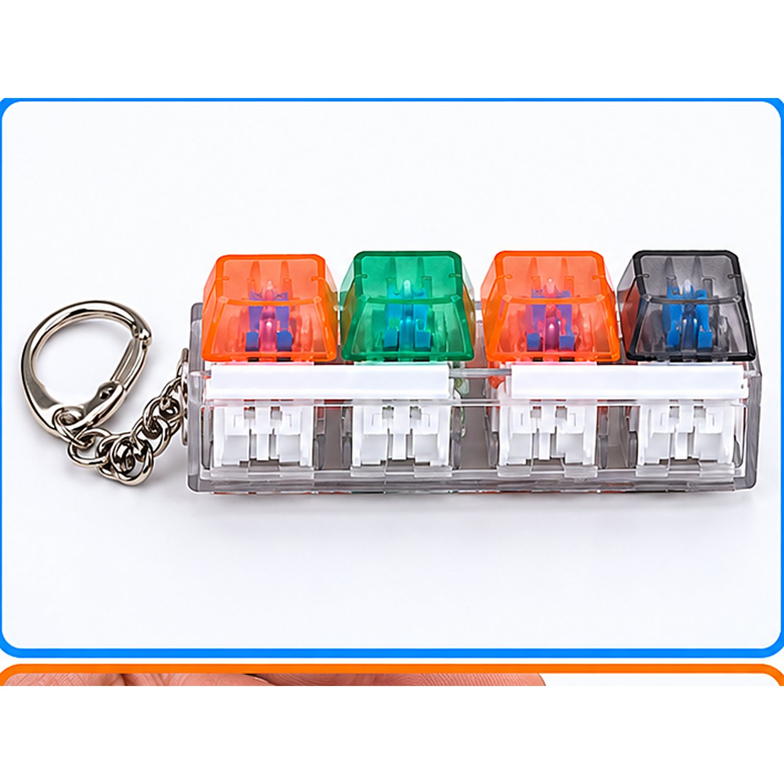 4 Color Keychain with Light - Image 2