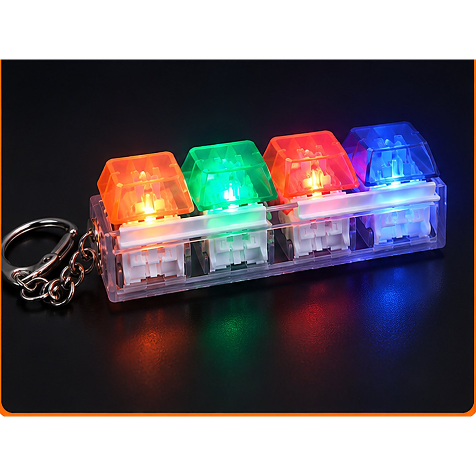 4 Color Keychain with Light