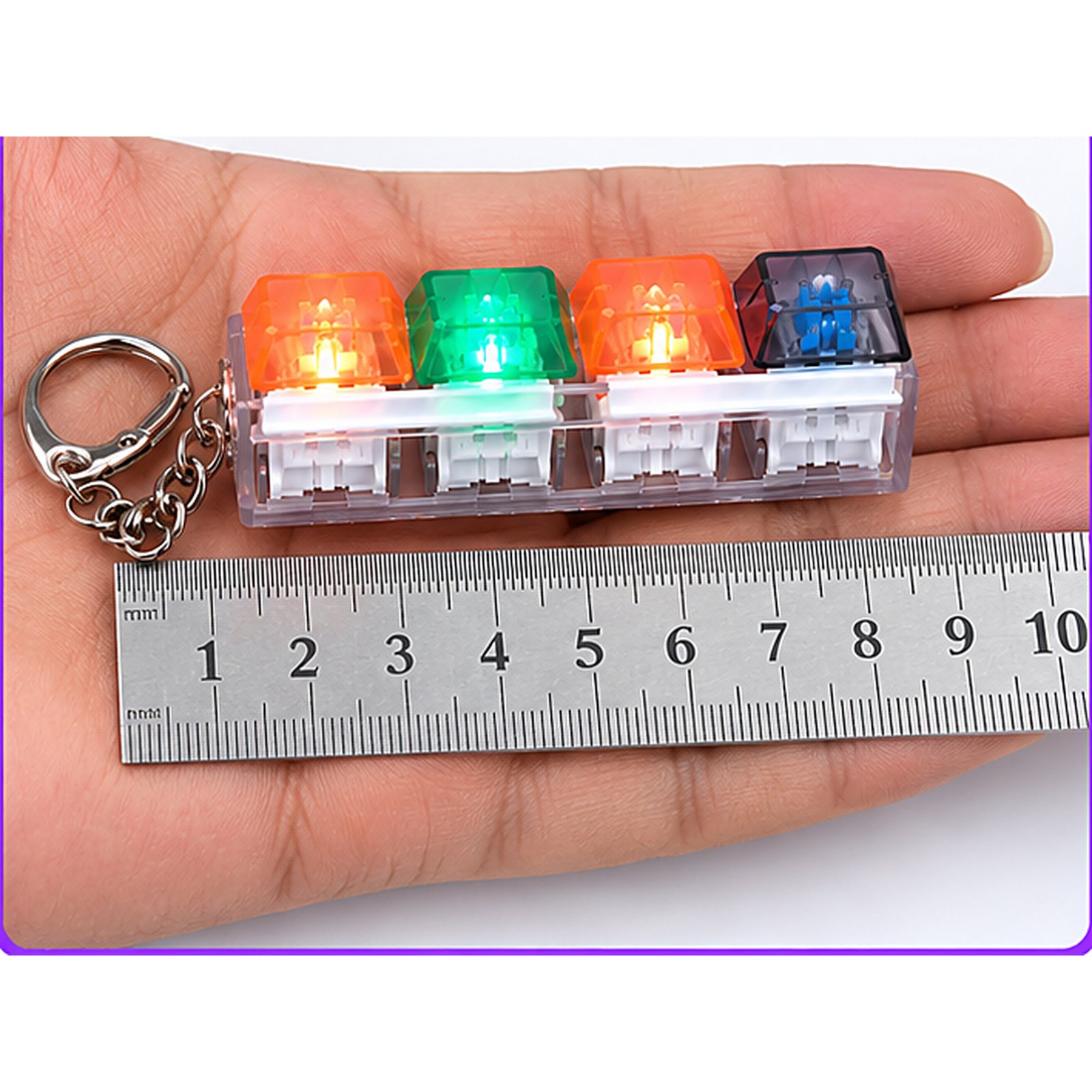 4 Color Keychain with Light - Image 5