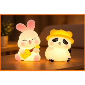 Cute Mini Panda Lamp